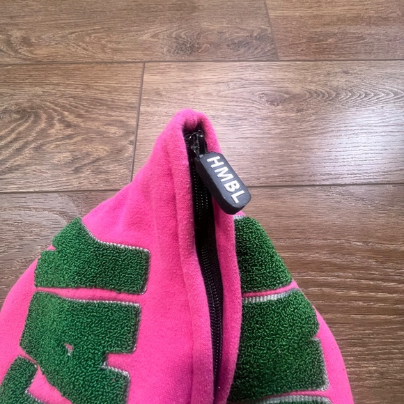 HMBL STAY HMBL Women's Full Zip Skull Hoodie, Women's, Size XS, Pink, Sweatshirt - Picture 8 of 16